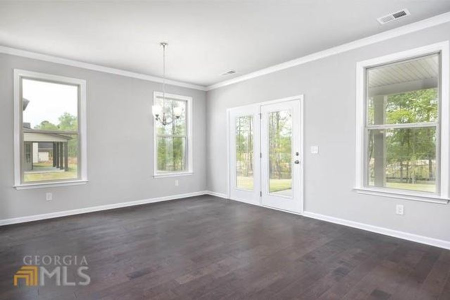 Spacious, unfurnished interior of a new home in The Gates at Pates Creek, Hampton (Image 16).