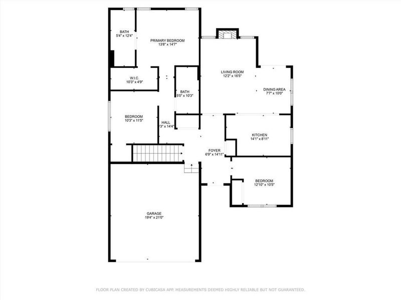 2D floor plan layout of this home in , Tallapoosa, GA (Image 7).