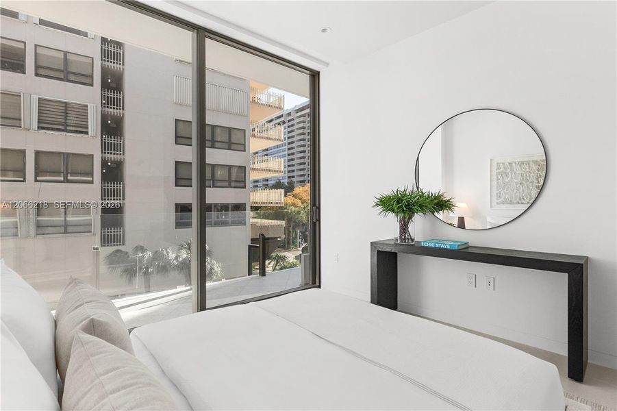 Furnished interior view inside a new home in , Miami (Image 20).