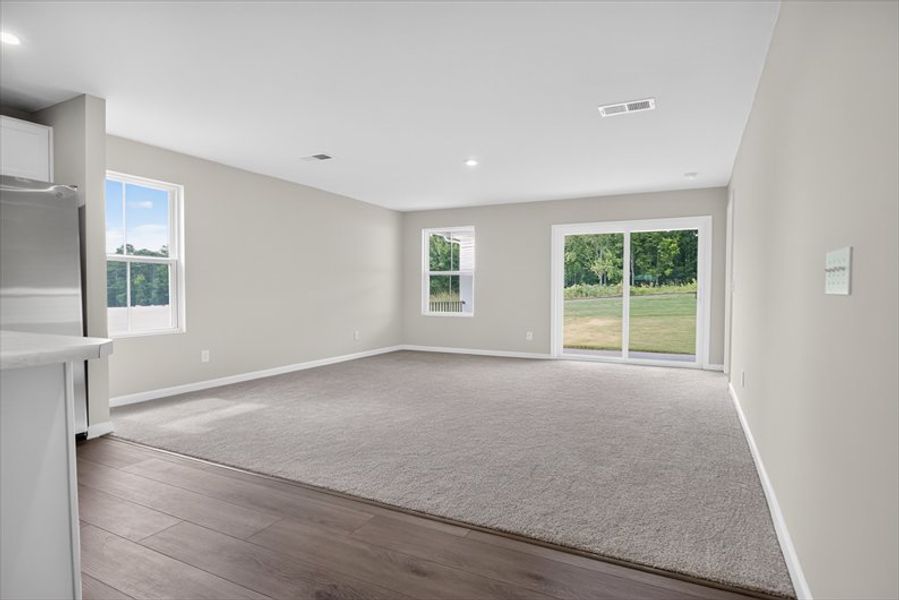 Spacious, unfurnished interior of a new home in Wren Woods 2-Story, Gray Court (Image 16).