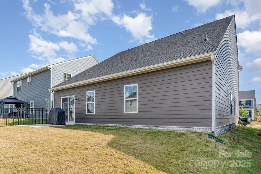 Exterior details and patio area of a home in , Monroe (Image 21).