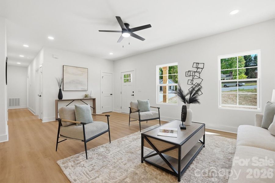 Living Room and Hall