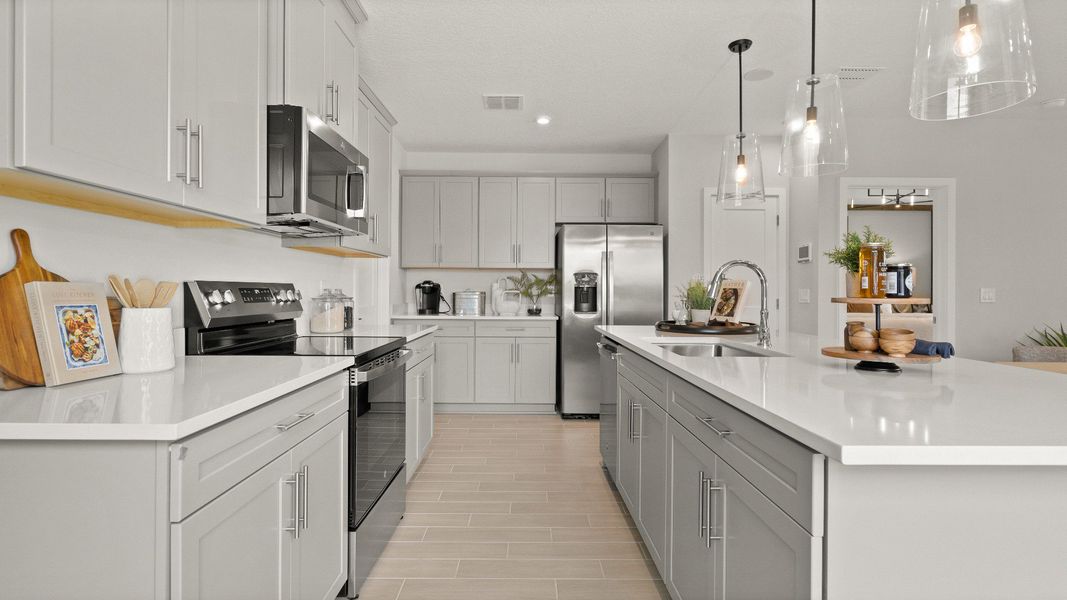 Representative furnished interior of a home built from the Jupiter by DRB Homes in Liberty Trace, Haines City (Image 6).