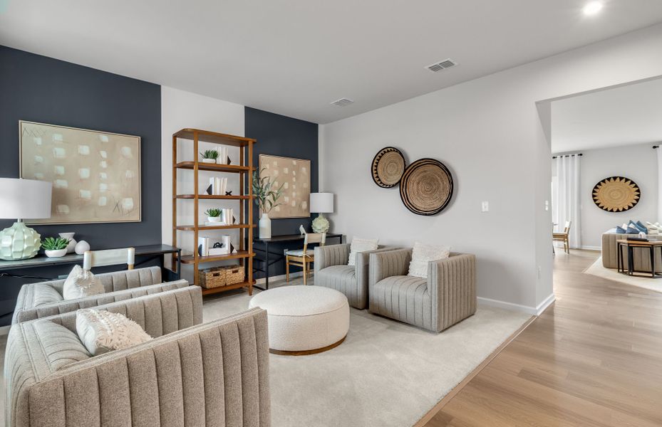 Furnished interior view inside a new home in Carpenter Falls, Durham (Image 11).