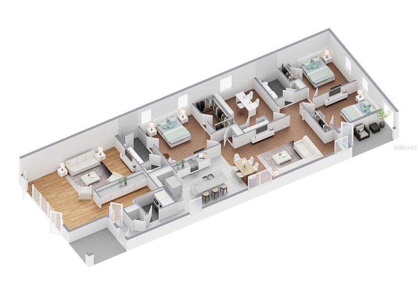 2D floor plan layout of this home in , Winter Haven, FL (Image 2). 2D floor plan layout of this home in , Winter Haven, FL (Image 2).