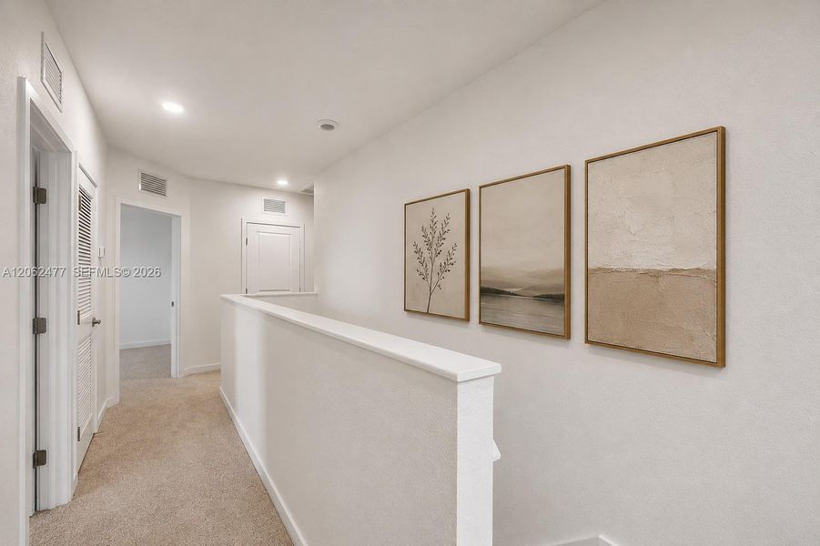 Furnished interior view inside a new home in Messina Place, Homestead (Image 6). Furnished interior view inside a new home in Messina Place, Homestead (Image 6).