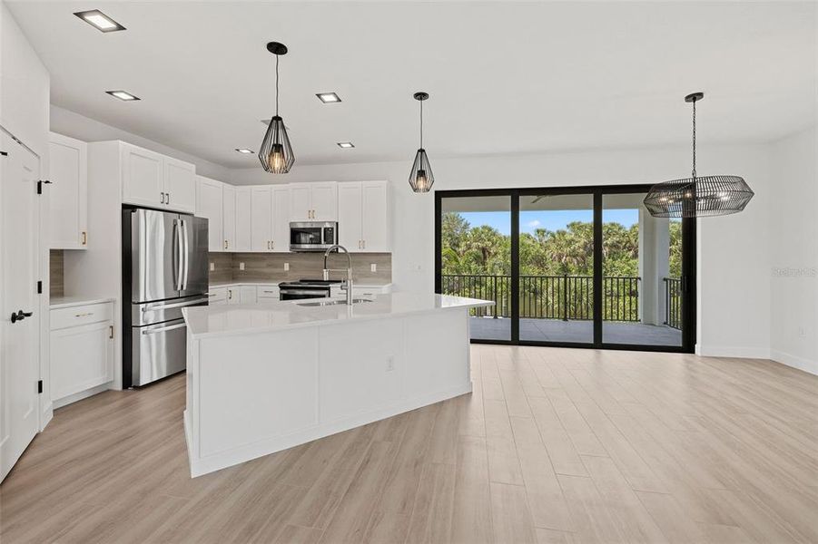 Furnished interior view inside a new home in , Port Charlotte (Image 15). Furnished interior view inside a new home in , Port Charlotte (Image 15).