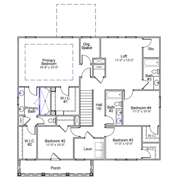 2D floor plan layout of this home in Sweetbrier, Durham, NC (Image 3). 2D floor plan layout of this home in Sweetbrier, Durham, NC (Image 3).
