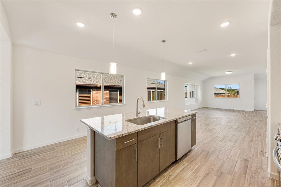Furnished interior view inside a new home in Bear Creek Elements, Lavon (Image 19).