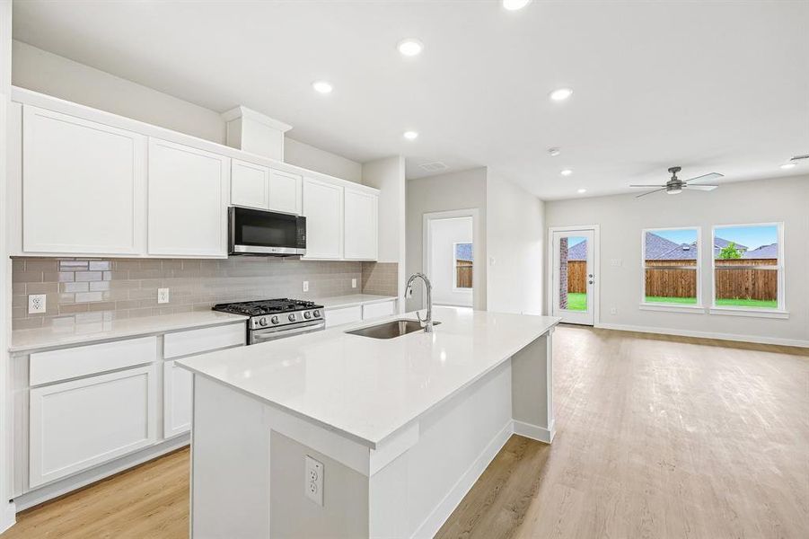 Furnished interior view inside a new home in Overland Grove, Forney (Image 7).