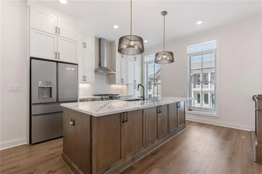 Furnished interior view inside a new home in , Peachtree Corners (Image 20). Furnished interior view inside a new home in , Peachtree Corners (Image 20).