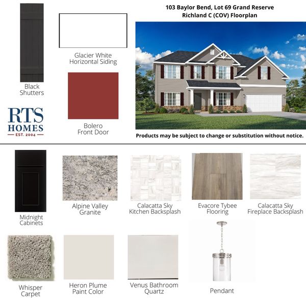 2D floor plan layout of this home in Grand Reserve, Hinesville, GA (Image 4). 2D floor plan layout of this home in Grand Reserve, Hinesville, GA (Image 4).