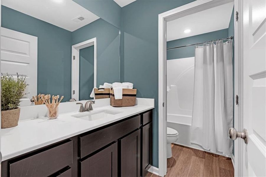 Furnished interior view inside a new home in Salacoa, Calhoun (Image 21).