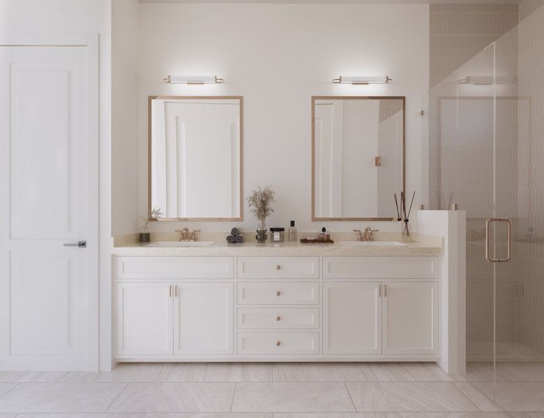 Owner's Bathroom - Interior Rendering