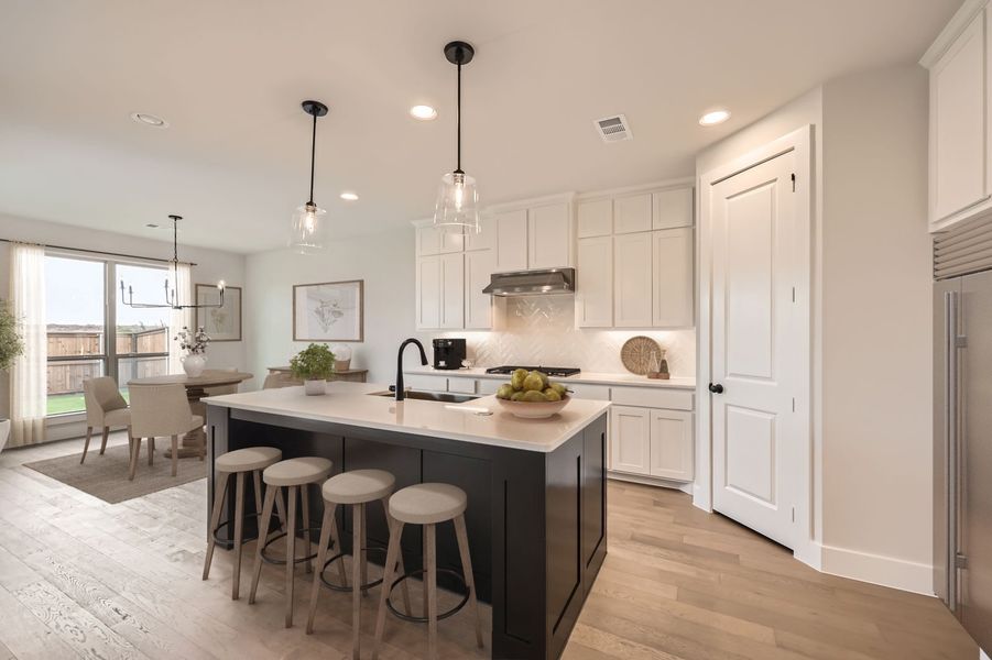 Furnished interior view inside a new home in BridgeWater 60s, Midlothian (Image 10). Furnished interior view inside a new home in BridgeWater 60s, Midlothian (Image 10).