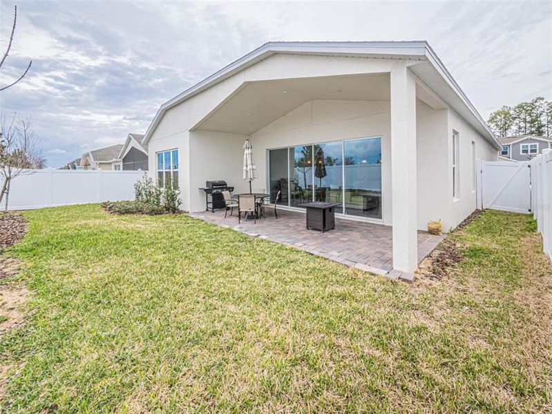 Exterior details and patio area of a home in Horizon Isle, Winter Garden (Image 27). Exterior details and patio area of a home in Horizon Isle, Winter Garden (Image 27).