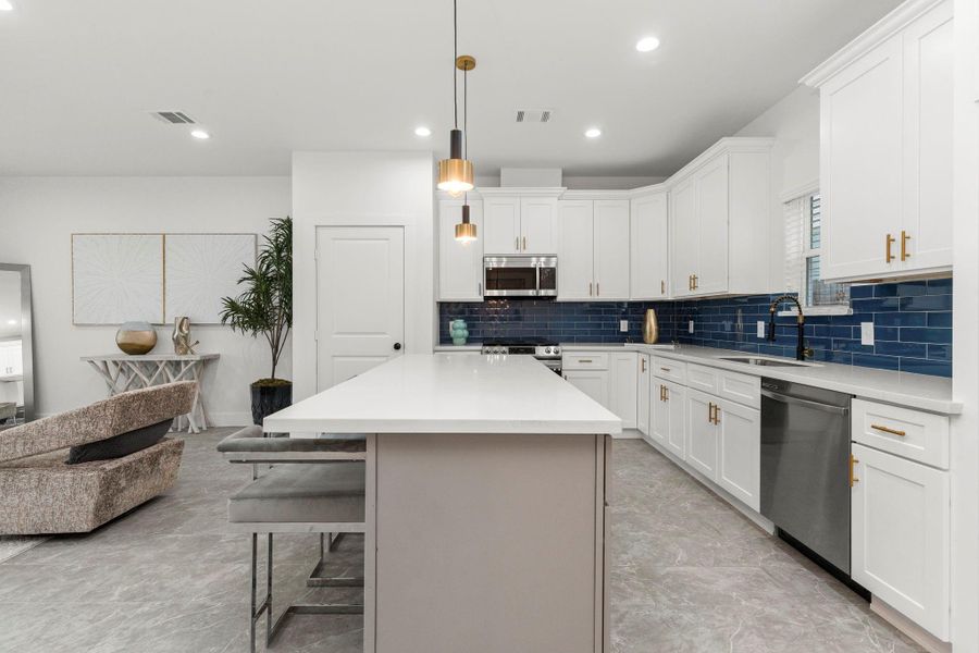 Furnished interior view inside a new home in , Houston (Image 14). Furnished interior view inside a new home in , Houston (Image 14).