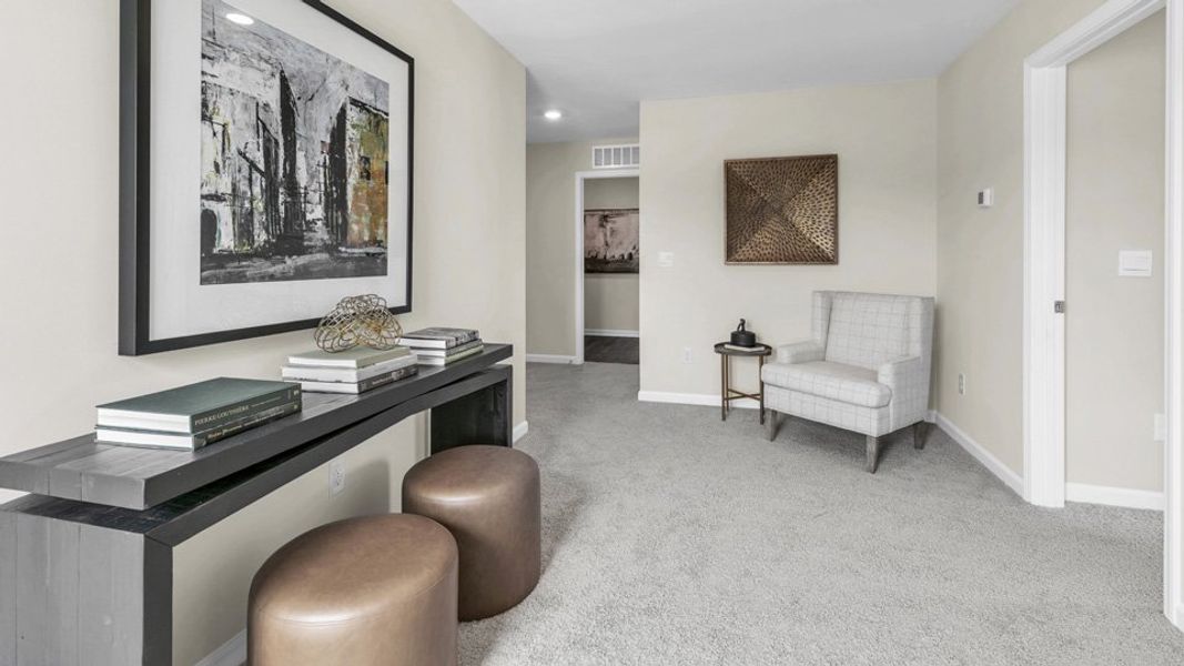 Furnished interior view inside a new home in Wilson's Ridge, Wilson's Mills (Image 15).
