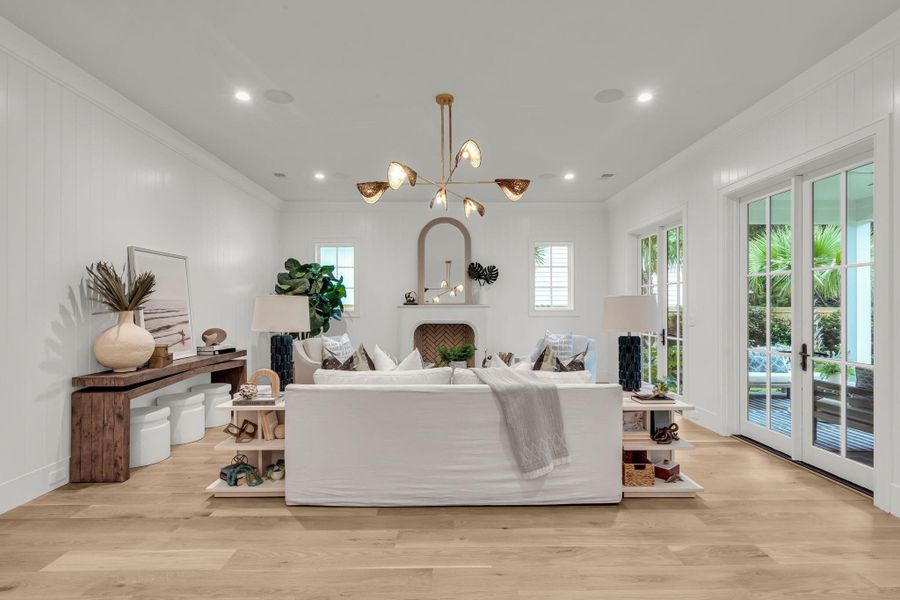 Furnished interior view inside a new home in , Mount Pleasant (Image 39).