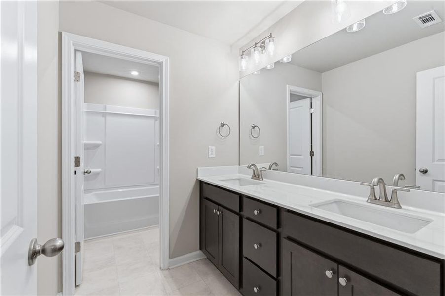 Furnished interior view inside a new home in Silver Leaf, Dawsonville (Image 11).