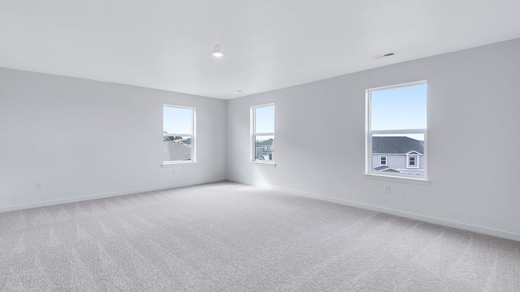 Spacious, unfurnished interior of a new home in Trails at Crowfoot, Parker (Image 23). Spacious, unfurnished interior of a new home in Trails at Crowfoot, Parker (Image 23).