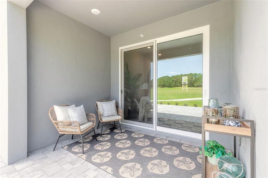 Exterior details and patio area of a home in , New Smyrna Beach (Image 3).