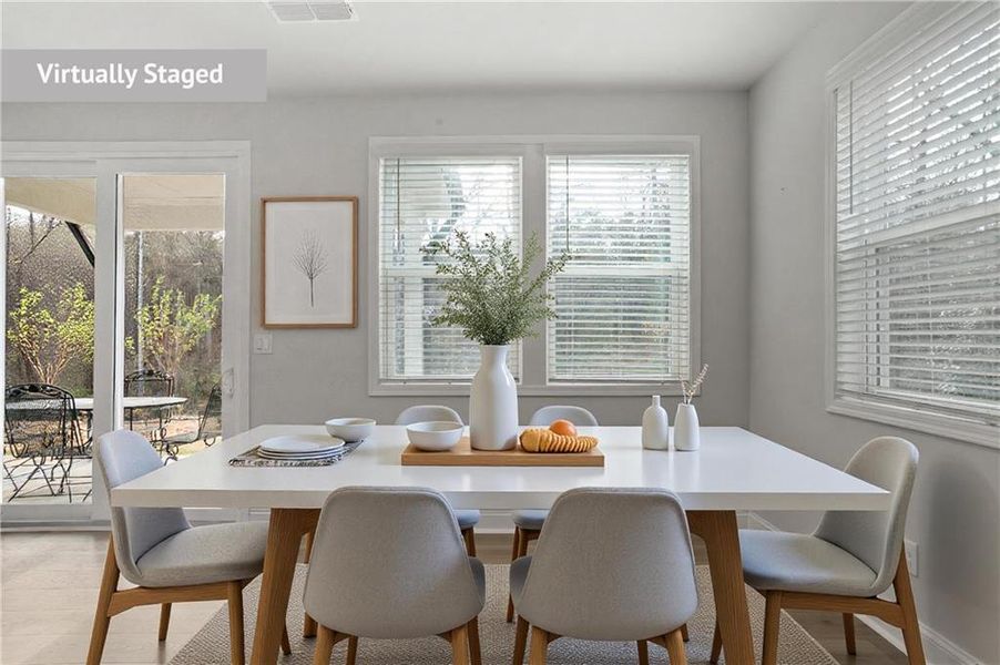 Furnished interior view inside a new home in Hillside Manor, Powder Springs (Image 16).