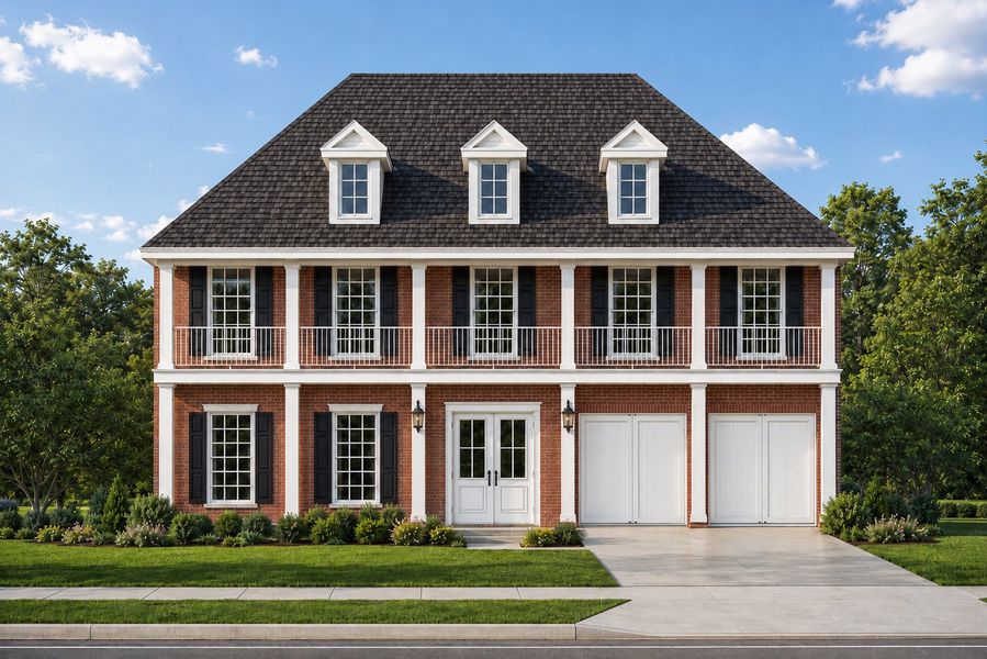 Representative exterior photo of a completed home built from the Pacifica by Landon Homes in Fields - Brookside North, Frisco, TX (Image 2). Representative exterior photo of a completed home built from the Pacifica by Landon Homes in Fields - Brookside North, Frisco, TX (Image 2).