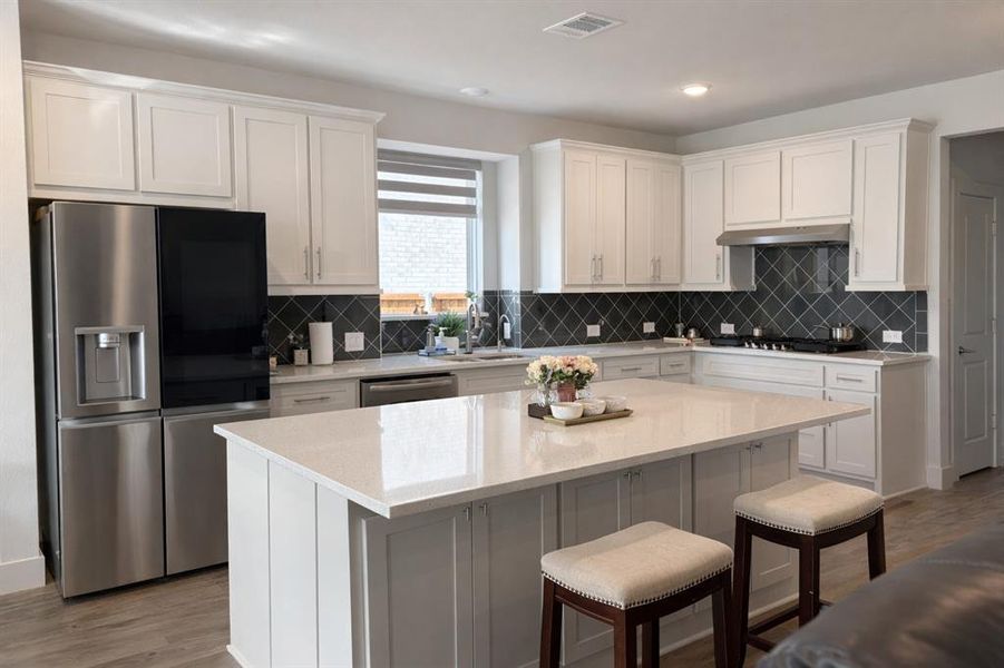 Furnished interior view inside a new home in , Frisco (Image 11).