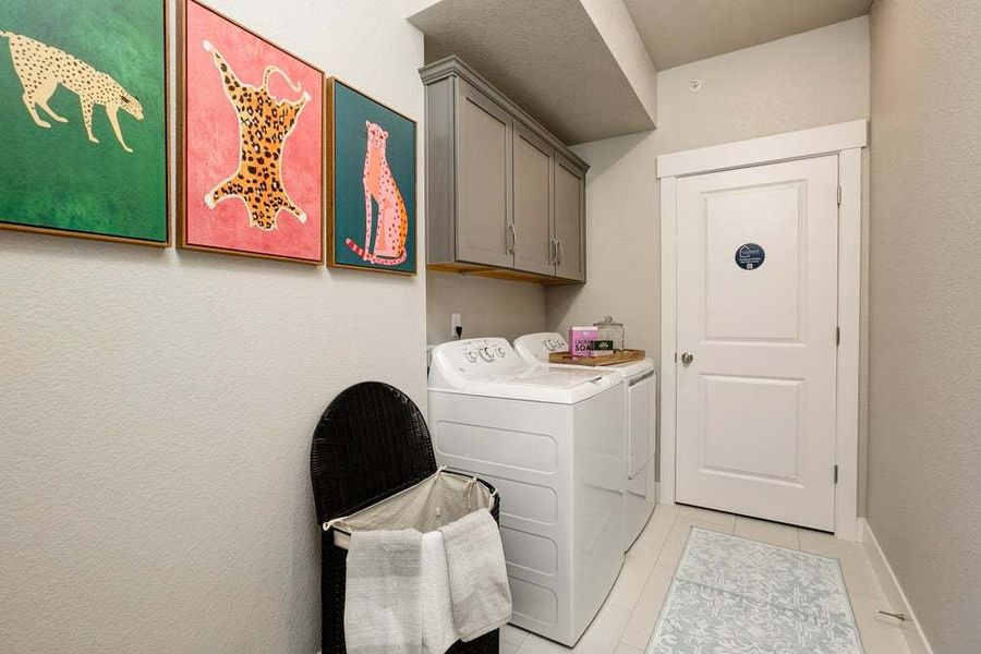 Laundry Room  - Not Actual Home - Finishes May Vary