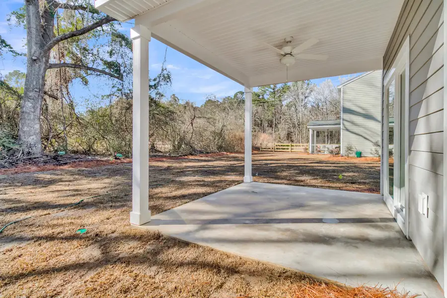 Exterior details and patio area of a home in Central Creek, Goose Creek (Image 3). Exterior details and patio area of a home in Central Creek, Goose Creek (Image 3).