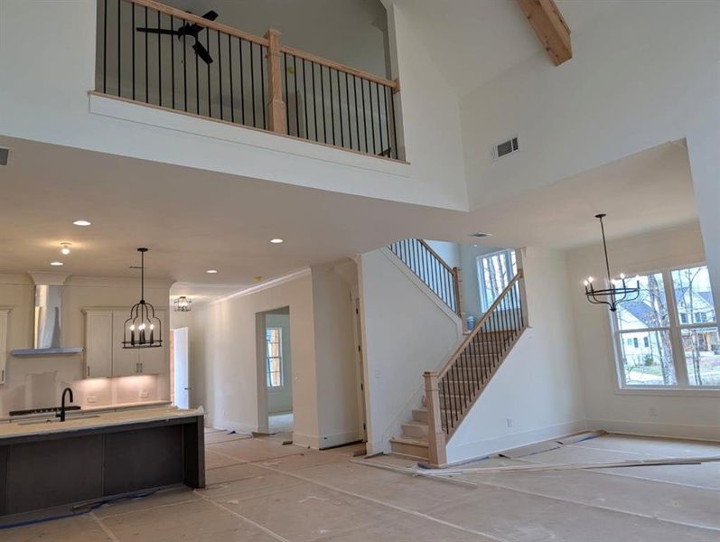 In-progress construction of a new home in Arden on Lanier, Cumming, GA (Image 10).