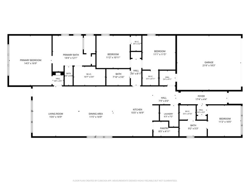 2D floor plan layout of this home in Escondido, Magnolia, TX (Image 5).