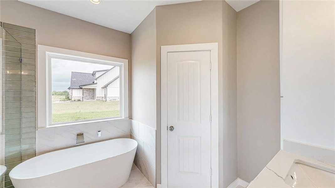 Slipper soaker tub perfect for relaxing