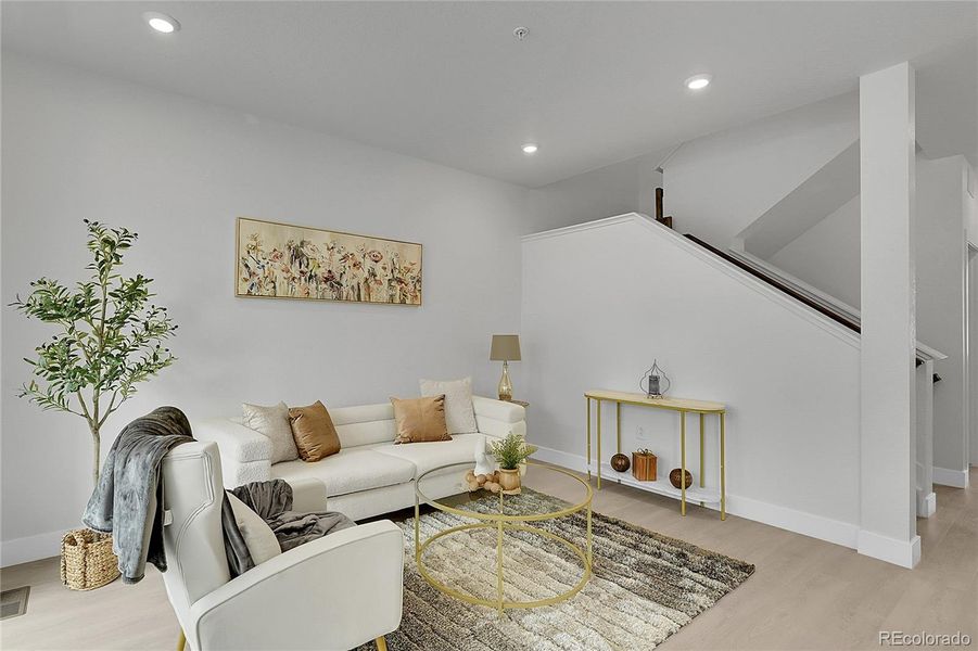Furnished interior view inside a new home in , Arvada (Image 9).