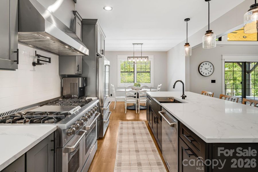 Furnished interior view inside a new home in , Hendersonville (Image 6).