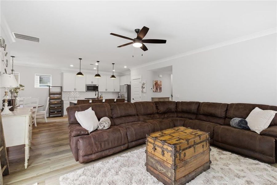 Furnished interior view inside a new home in Marble Tree, Ball Ground (Image 35).