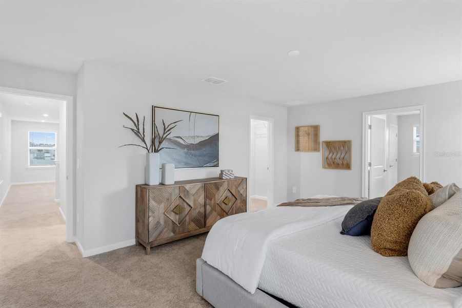 Furnished interior view inside a new home in Pendleton at Chapel Crossings, Wesley Chapel (Image 7). Furnished interior view inside a new home in Pendleton at Chapel Crossings, Wesley Chapel (Image 7).