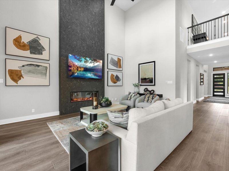Furnished interior view inside a new home in Tompkins Reserve, Katy (Image 19).
