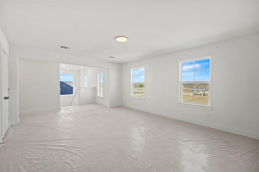 Spacious, unfurnished interior of a new home in North Square at Uptown, Celina (Image 17). Spacious, unfurnished interior of a new home in North Square at Uptown, Celina (Image 17).