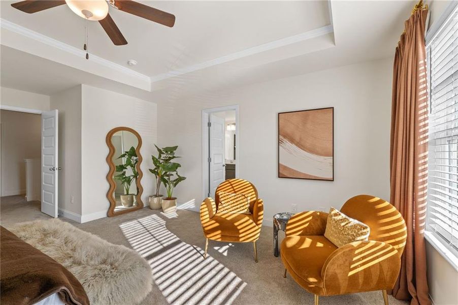 Furnished interior view inside a new home in Hellen Valley, Braselton (Image 7).