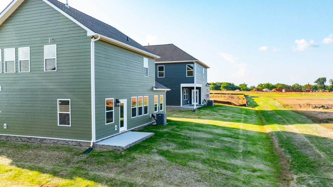 Exterior details and patio area of a home in McClure Farms, Columbia (Image 2).