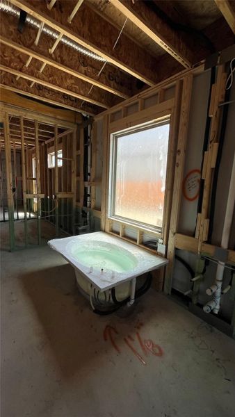 Primary Bath with dual vanities & Garden Tub