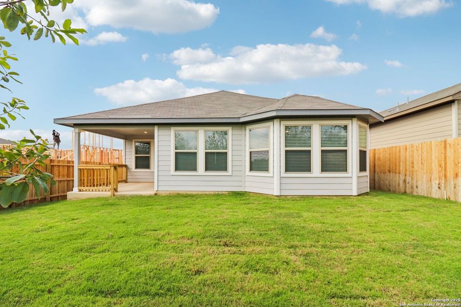 Exterior details and patio area of a home in Remington Ranch, San Antonio (Image 3). Exterior details and patio area of a home in Remington Ranch, San Antonio (Image 3).