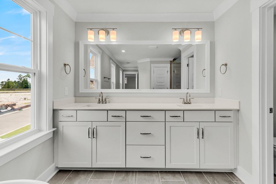 Furnished interior view inside a new home in Hewing Farms, Summerville (Image 36).