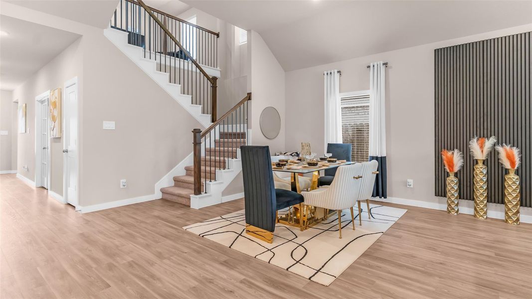 Furnished interior view inside a new home in , Willis (Image 43).