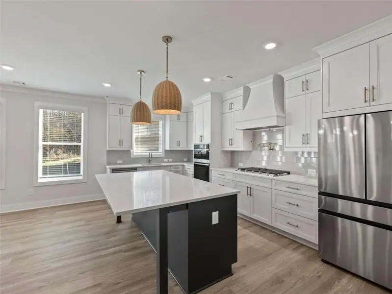 Furnished interior view inside a new home in , Buford (Image 9).