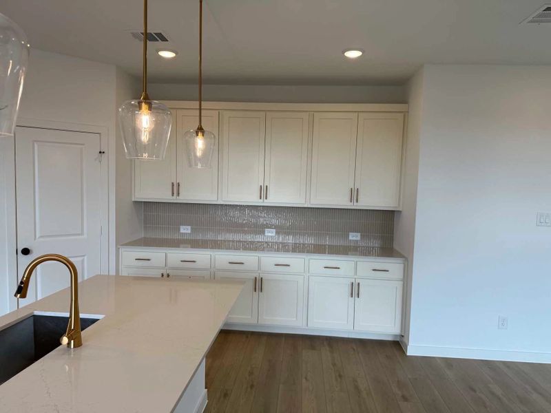Kitchen Construction Progress featuring the Serene Collection