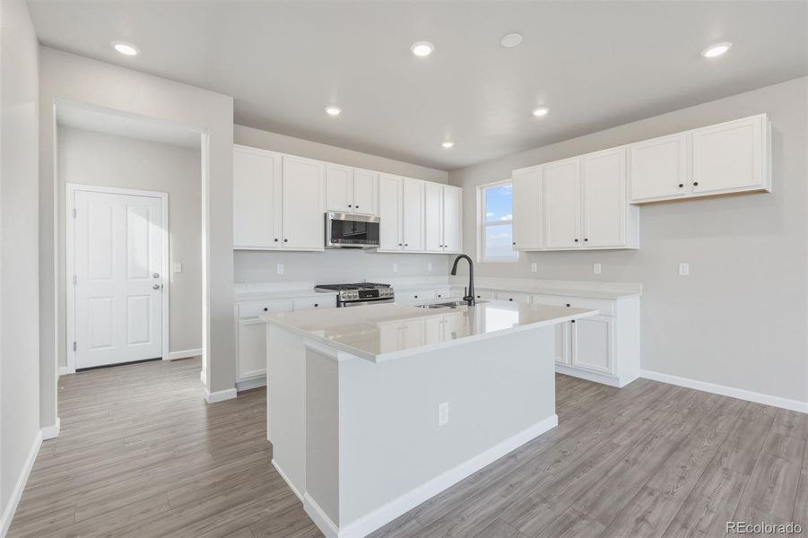 Furnished interior view inside a new home in , Aurora (Image 11).