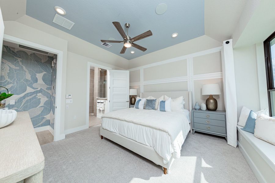 Representative furnished interior of a home built from the Somerset by Beazer Homes in Arabella on the Prairie, Richmond (Image 9).